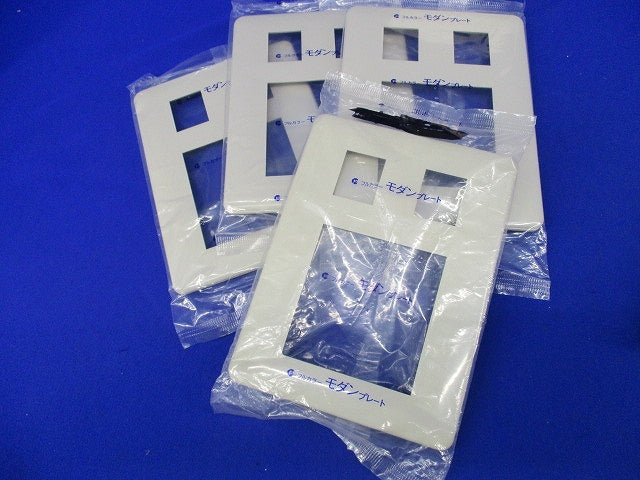 モダンプレートセット(混在5枚入)(ミルキーホワイト) WN8402他