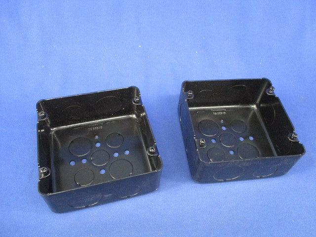 塗装アウトレットボックス大型四角深型(2個入)キズ 汚れ有 DS3854B