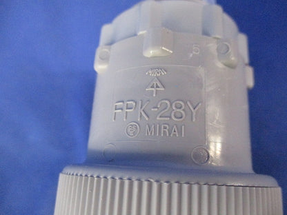 コネクタ(PF管用)(ワンタッチ型)(9個入)(グレー) FPK-28YH