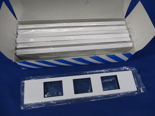 Sプレート(3コ用)(7枚入)(セラミックホワイト)(キズ有) WCF8403