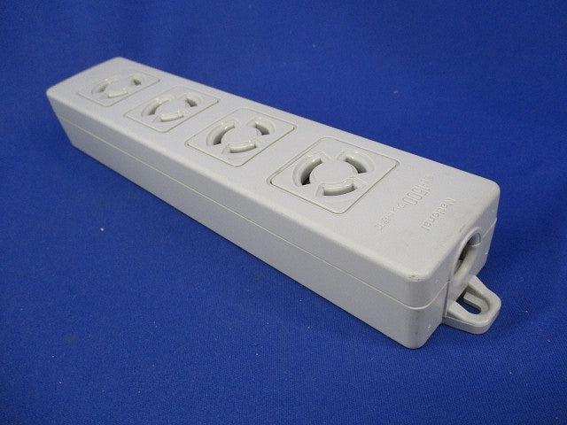 OAタップ(4コ口)(3個入)(グレー)(キズ・汚れ有)National WCH2604