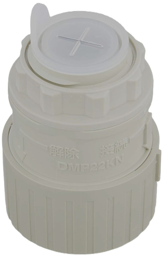 PF管用付属品 連結コネクタ クリームグレイ DMP22KN 10個入 DMP22KN-10