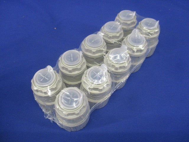 PF管用付属品 連結コネクタ クリームグレイ DMP22KN 10個入 DMP22KN-10