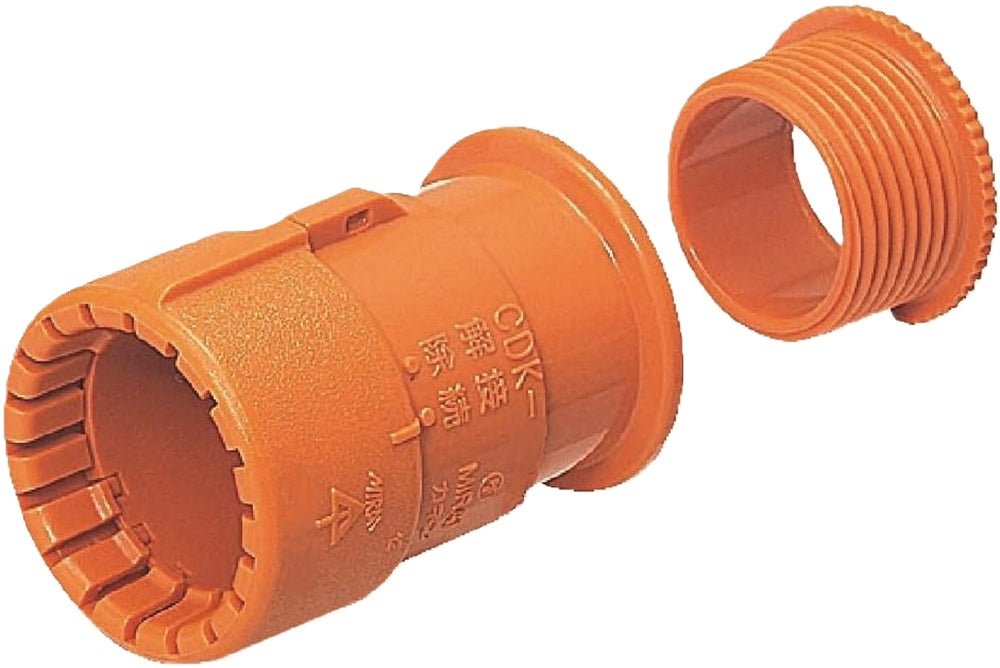 盤用コネクタ CD単層波付管16用 CDK-16BG 10個入 CDK-16BG-10