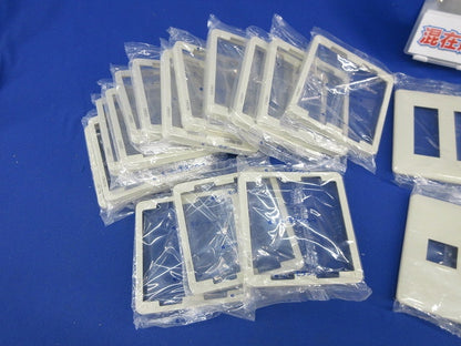 モダン厚型継枠セット(混在21枚入)(ミルキーホワイト) WN8072他