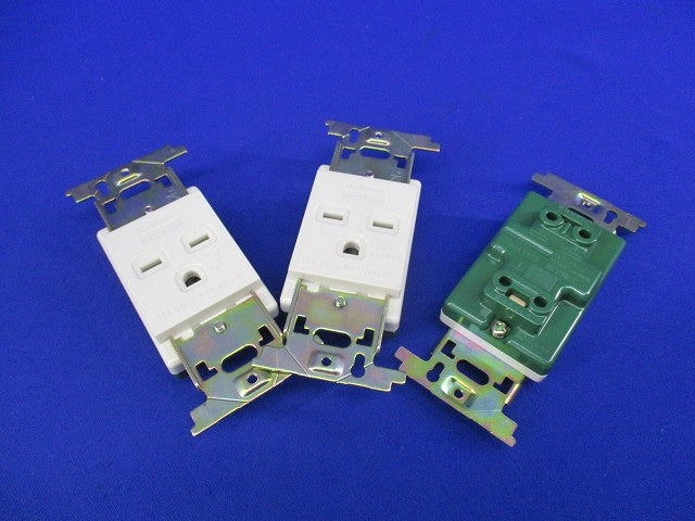 15A埋込アース付コンセント(3個入)National WN1112