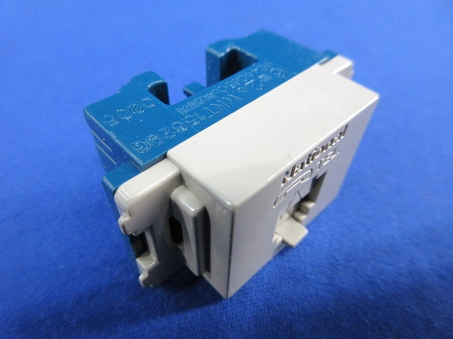 埋込テレホンモジュラジャック (7個入)(利休色) WNT15629G