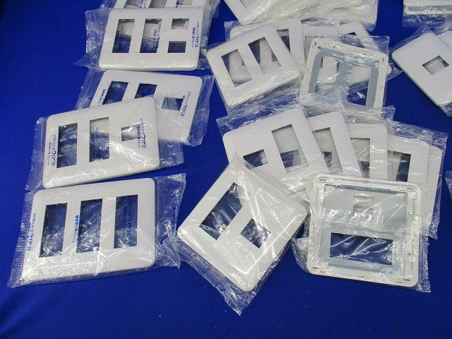 簡易耐火コンセントプレートセット(新品未開封)(混在50枚以上入)(ホワイト)色褪せ有 WTF7708他