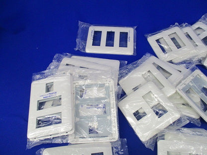 簡易耐火コンセントプレートセット(混在50枚以上入)(ホワイト)新品未開封(色褪せ有) WTF7706他