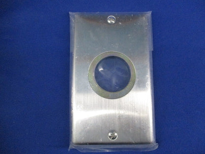 給湯器用リモコン引込ステンレスプレート(5枚入)(新品未開封) WN9699K