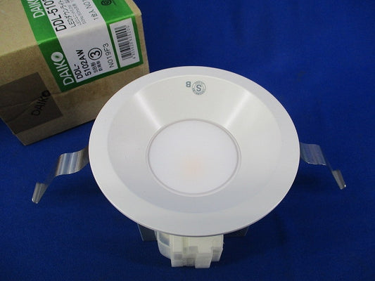 LEDダウンライトφ100(温白色) DDL-5102AW