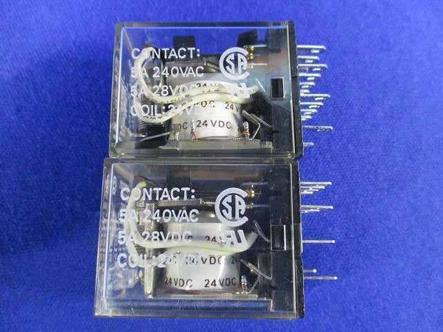 ミニパワーリレー 24VDC(混在2個入) MY4N他