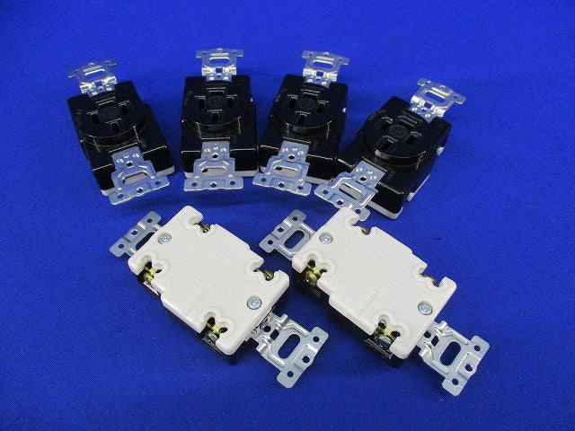 埋込コンセントセット(6個入)(ブラック) WF1415K