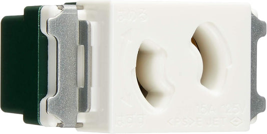 埋込抜け止めコンセント ホワイト WN1061SW