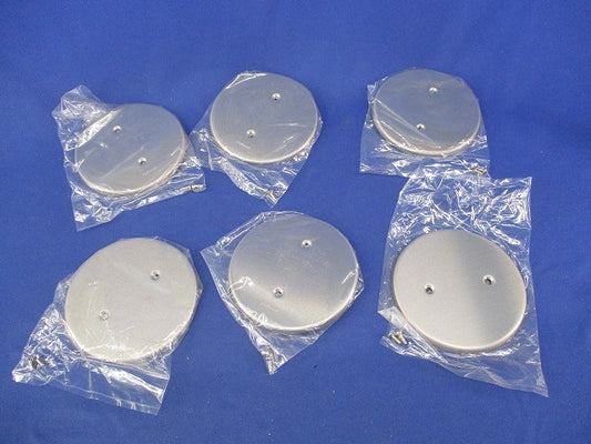 新金属丸型カバープレート(6枚入)キズ・汚れ有 WN7590