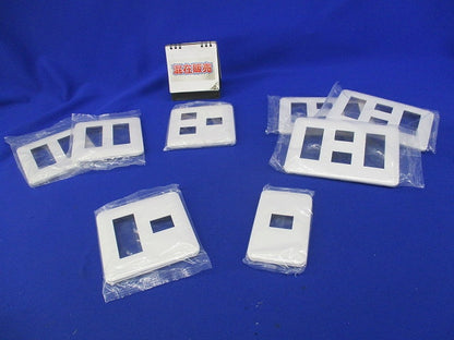 コンセントプレートセット(混在8個入)(ホワイト) WTF7074他