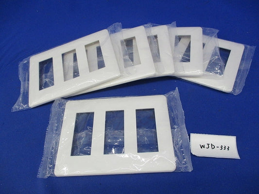 JIMBO コンセントプレート(6個入)(ピュアホワイト) WJD-333