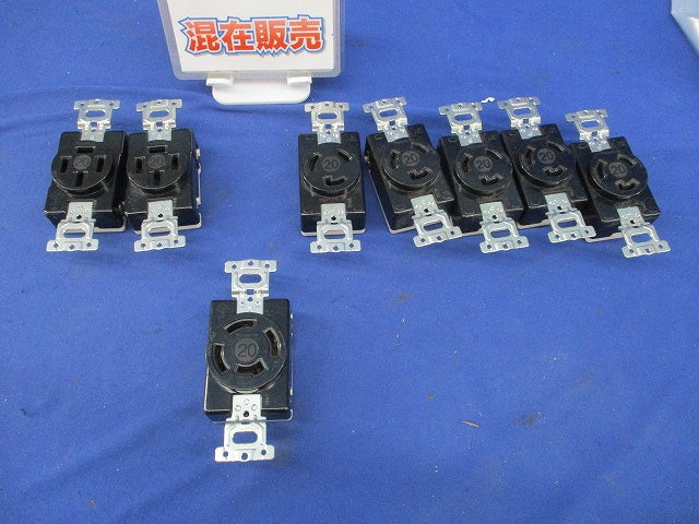 埋込コンセントセット(混在8個入)(キズ・汚れ有) WF1420K他