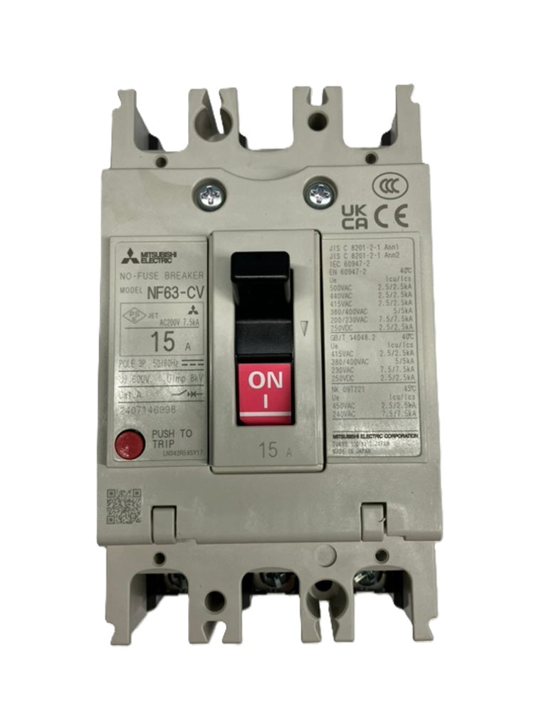 ノーヒューズブレーカー 15A NF63-CV3P15A