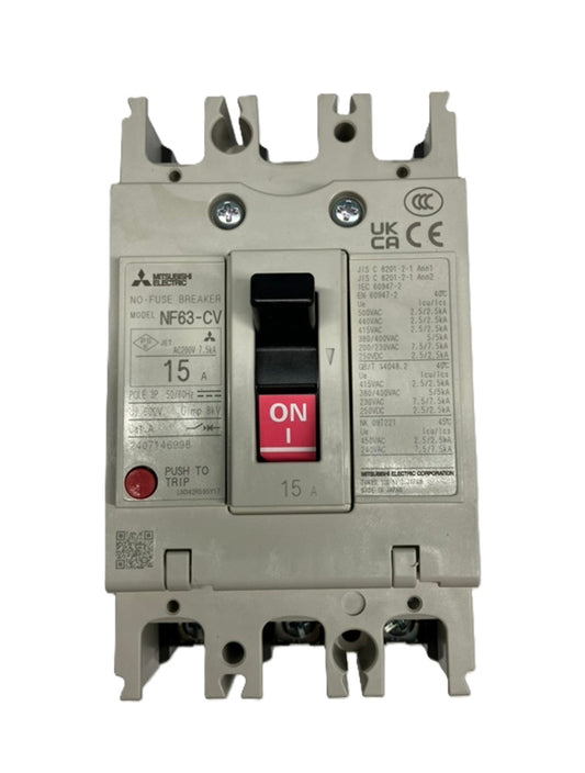 ノーヒューズブレーカー 15A NF63-CV3P15A