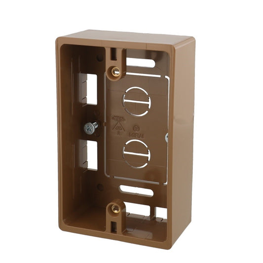 プラモール用スイッチボックス 1ケ用 茶 MSB-1B