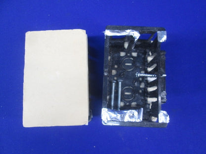 断熱ボード付小判スライドボックス(磁石なし)(10個入)(汚れ・ほこり有) SBG-O-DBF