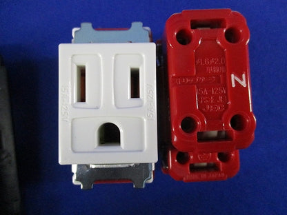 コンセントセット(5セット入)(ピュアホワイト) JEC-BN-5GJ-PW他