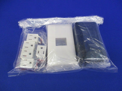 コンセントセット(5セット入)(ピュアホワイト) JEC-BN-5GJ-PW他