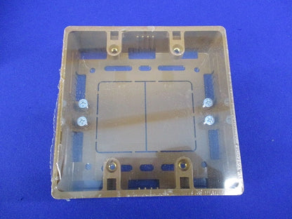 モール用スイッチボックス(3個入)(茶)(新品未開封) MSB-2B
