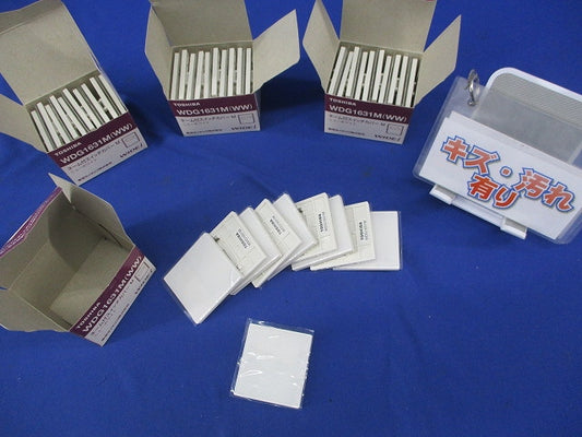 ネーム付スイッチカバーM(10個入×4)ニューホワイト WDG1631M