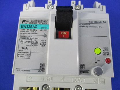 サーキットブレーカ3P10A EW32EAG-3P010