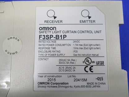 コントロールユニット 24VDC F3SP-B1P