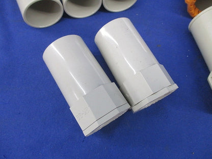 ビニル電線管付属品セット(混在15個入)(ベージュ) PVF-22他
