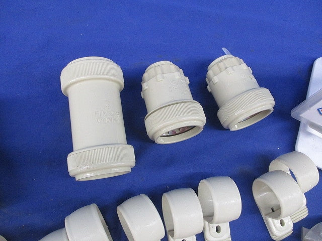 PF管用付属品セット(混在41個入)(ベージュ)キズ・汚れ有 MFSK-22G他