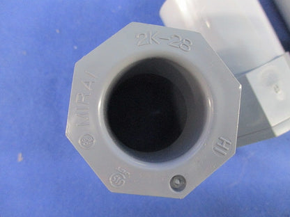 TSカップリング・2号コネクタセット(混在6個入)(グレー) PVF-28他