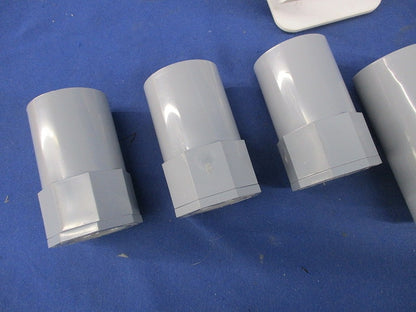 TSカップリング・2号コネクタセット(混在6個入)(グレー) PVF-28他