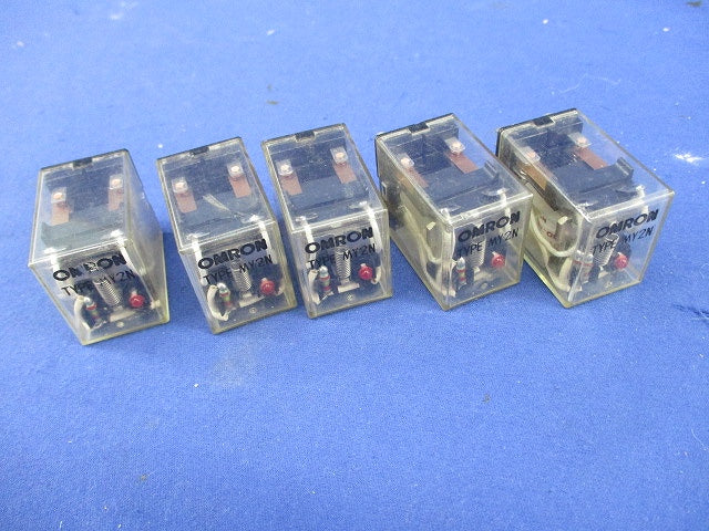 ミニパワーリレー 24VDC(5個入)(キズ・汚れ有) MY2N