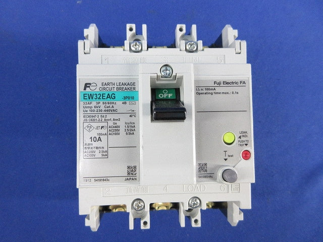 サーキットブレーカ3P10A EW32EAG-3P010
