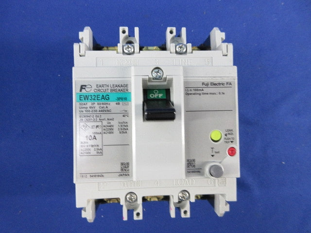 サーキットブレーカ3P10A EW32EAG-3P010