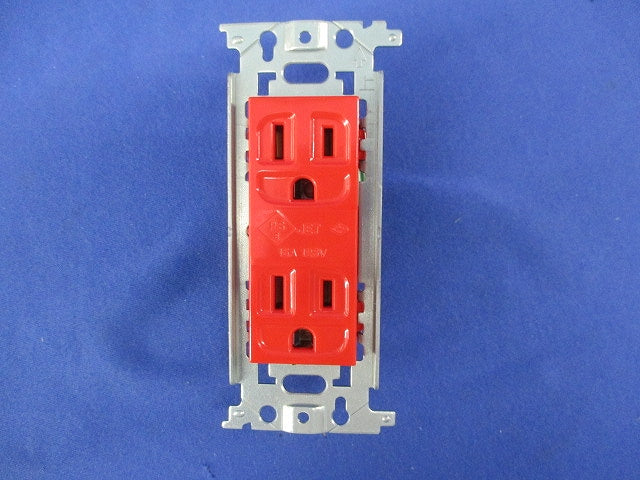 埋込アース付ダブルコンセント WN1518