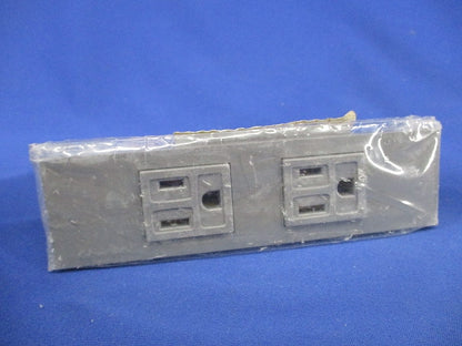 KAGラインアップ 接地コンセントセット(2口) ソリッドグレー KAG-2510