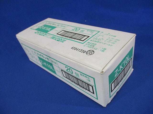 リップみぞ形鋼用管,ボックス支持金具 20個入 Z-K10L-20