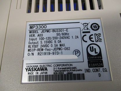 MP2200ベースユニット JEPMC-BU3301-E