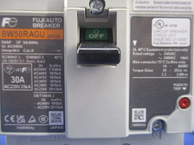 オートブレーカ3P30A BW50RAGU-3P030