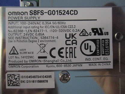 スイッチング・パワーサプライ S8FS-G01524CD