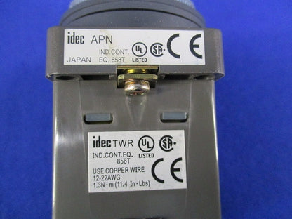照光パイロットライトAC100 APN116DNA
