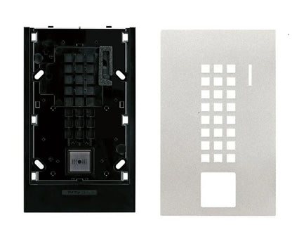 カメラなし 玄関子機 埋込型 住戸アダプター内蔵 パネル付 GB-BU+GBW-P-BU