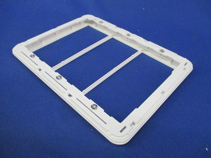 スイッチプレート3連用(8枚入)(ホワイト)(袋破れ有) WTC7103