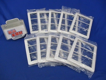 スイッチプレート3連用(10枚入)(ホワイト)(新品未開封) WTC7103