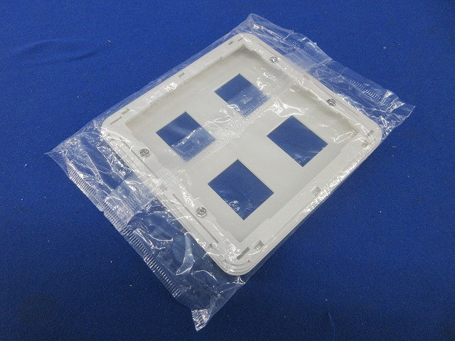 コンセントプレート4コ用(10枚入)(ホワイト)(新品未開封) WTF7004